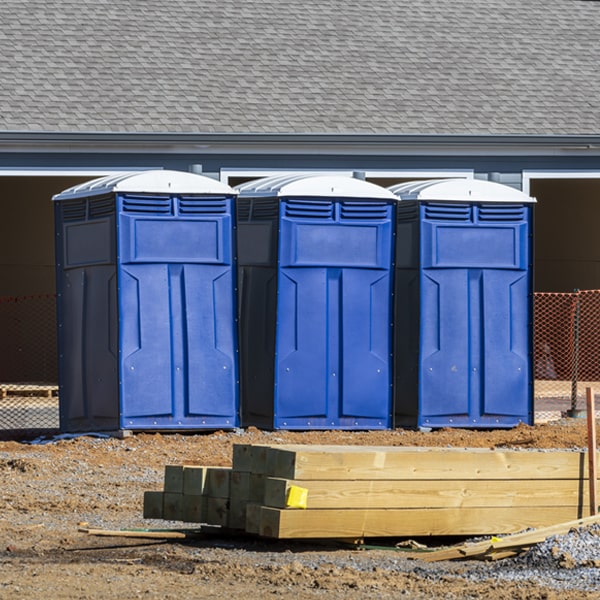 how do you dispose of waste after the porta potties have been emptied in Goree Texas